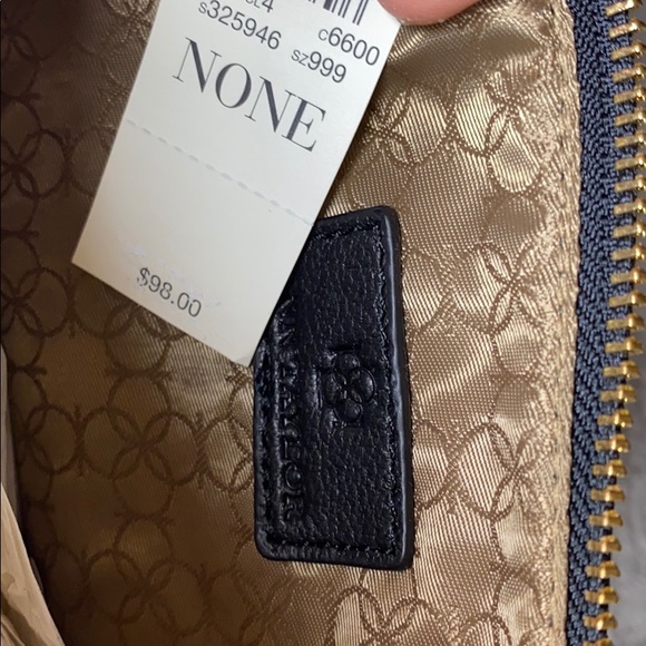 Ann Taylor Black and cream polka dot wristlet - Picture 3 of 5